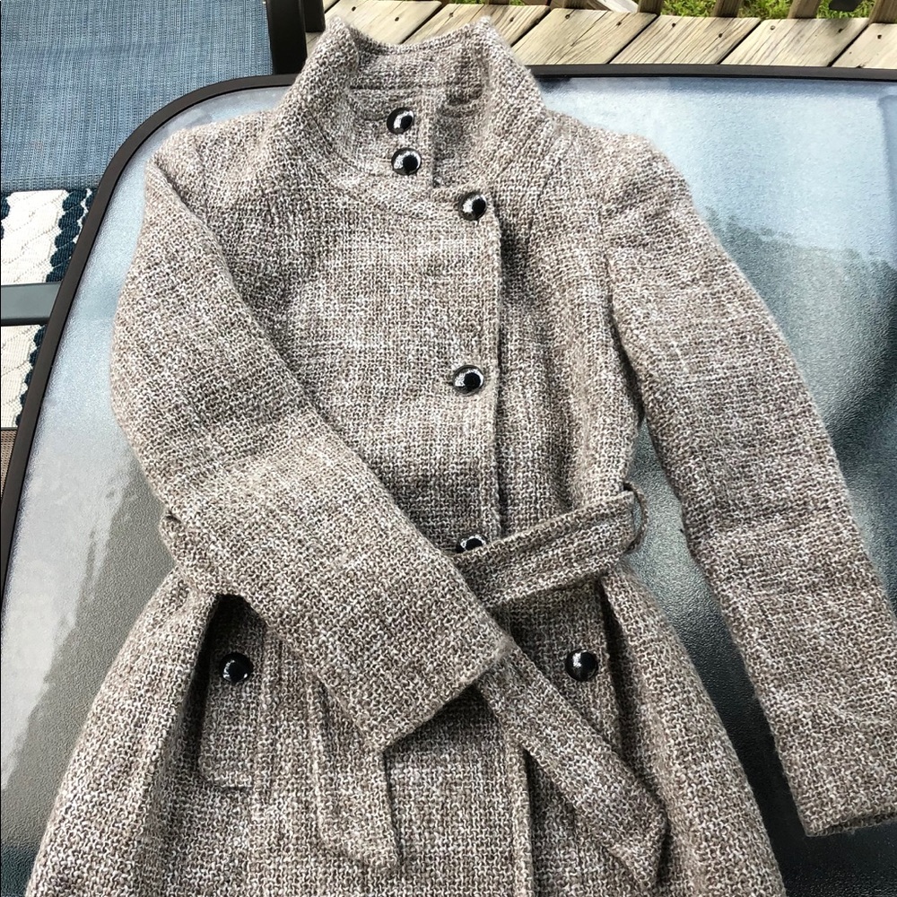Elie Tahari Wool Trench